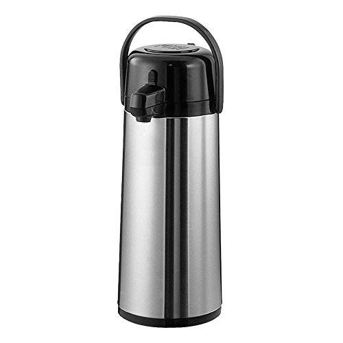 Service Ideas ECA19S Eco-Air Airpot with Push 버튼 lid, 1.9L, 글래스 Lined