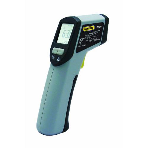 일반 툴 IRT206 히트 Seeker Infrared Thermometer, Mid-Range, 8:1, 화이트
