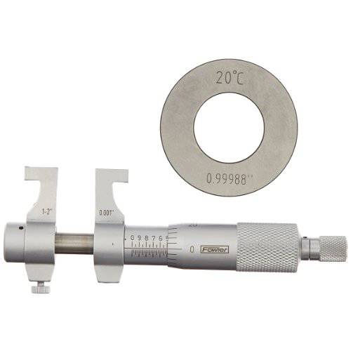 Fowler 1-2 Inside Micrometer, Full 원 Year Warranty, 52-275-002-1, 0.001 Graduation, +/ - 0.0002 정확성