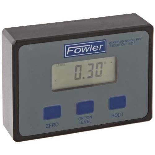 Fowler 54-422-444 Xtra-Value Digi-레벨Digital Level, 360° Maximum Measurement, ±0.05° Repeatability