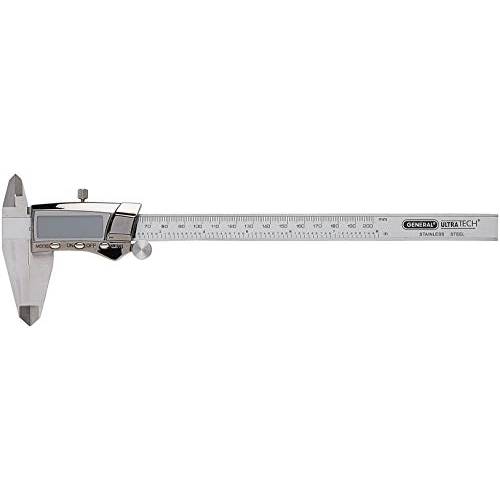 General Tools 1478 디지털 스테인레스 Steel Caliper, 0 to 8 with Fractions, or Milimeters UOM, 8 to 10.9 Inches