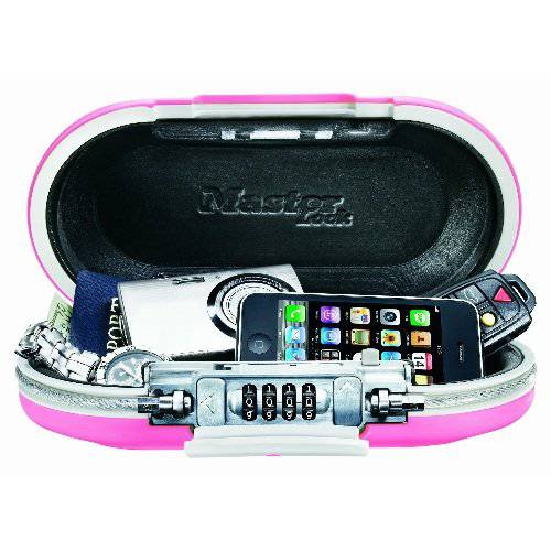 MasterLock 5900DPNK 핑크 듀러블 Water-Resistant 퍼스널 휴대용 세이프