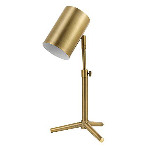 Globe Electric 52097 Pratt 데스크 Lamp, Brass