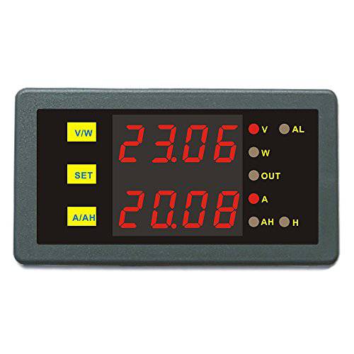 AILI  풀 프로그래밍가능 배터리 Combo Meter DC 0-90V 0-100A 전압,볼트 Current Energy 파워 Watt Meter
