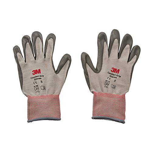 3M 컴포트 그립 Glove CGL-GU, 일반 Use, Size L, foamed nitrile palm provides 우수한 grip, 균일한 in 젖은모 or oily conditions
