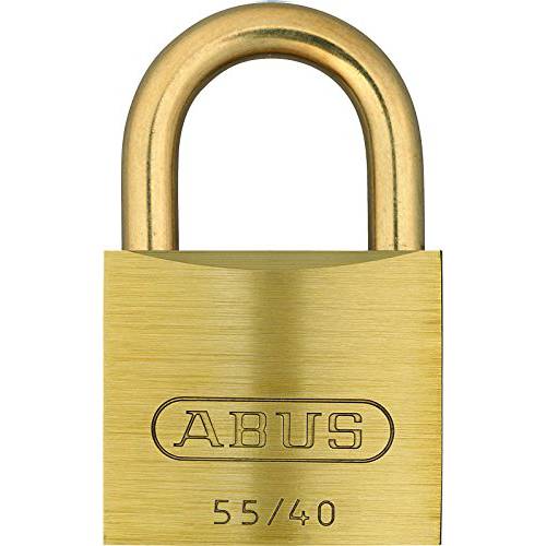 ABUS 55MB/ 40 C KD 55 모든 날씨 솔리드 황동 키,열쇠 여러 맹꽁이자물쇠,통자물쇠,자물쇠, 1.5-Inch