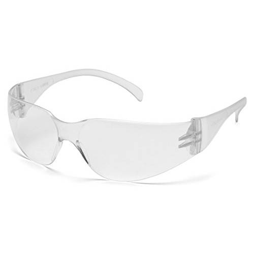 Pyramex Intruder 세이프티,안전 Eyewear, Clear Frame, Clear-Uncoated 렌즈