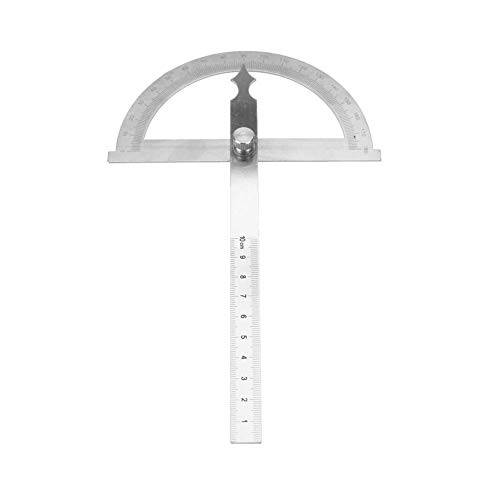 앵글 파인더 각도기 스테인레스 스틸 각도기 Goniometer 15cm 자 180 도 앵글 파인더 게이지 조절가능 측정 툴 드로우 방사형 Lines(120 150mm)