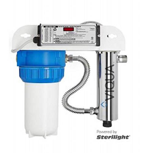 Viqua VH200-F10 홈 스테인레스 Steel 자외선 Water Disinfection 체계 with integrated Pre 필터 체계 - 9 GPM 35W