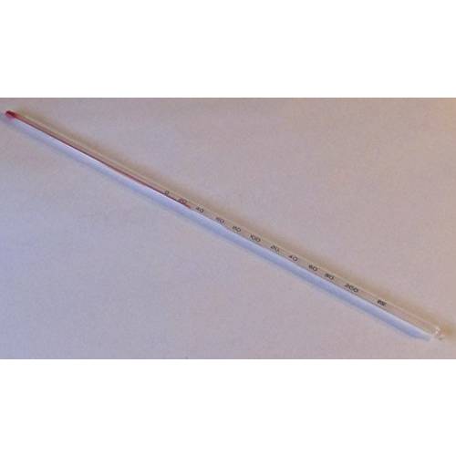 Pack of 2, 12 롱 Glass Thermometer, 온도 레인지 -20c to 100c, for Lab Waterbath