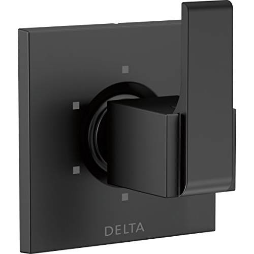 Delta Faucet Ara 6-Setting 샤워 본체 Diverter 트림 Kit, Matte 블랙 T11967-BL (Valve Not Included)