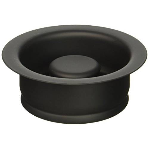 Westbrass InSinkErator Style Disposal Flange&  차단, Matte Black, D2089-62