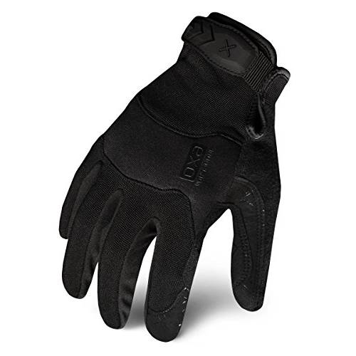 Ironclad EXOT-PBLK-04-L Tactical Operator 프로 Glove, 스텔스 Black, 라지
