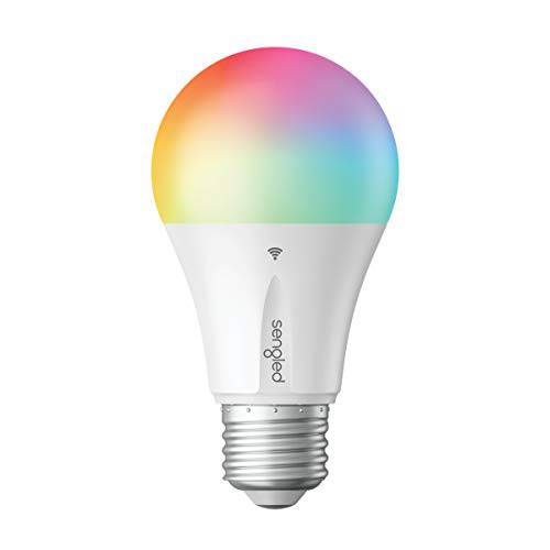 Sengled 스마트 전구 컬러 체인징 전구 와이파이 전구s No Hub Required Smart Bulbs That Work 알렉사 & 구글 홈 스마트 led A19 RGB 전구s 1 Pack with