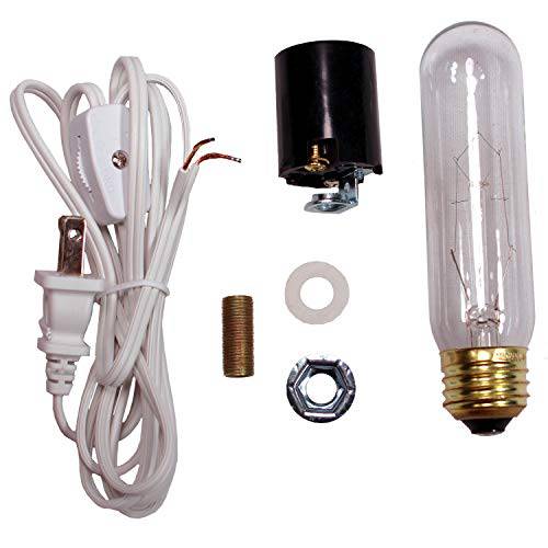 Creative Hobbies ML1-B6 라지 Christmas 트리 Wiring Kit, 40 watt Bulb, 스탠다드 (Edison) Base, Great for 라이트닝 라지 Size 사물