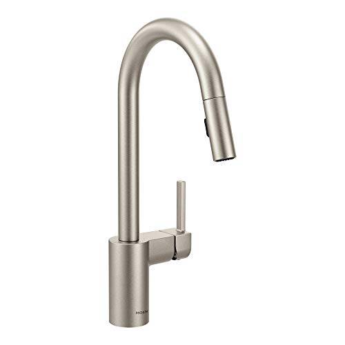 Moen 7565SRS Align One-Handle 모던 부엌, 주방 풀다운 Faucet with Reflex and 파워 Clean 스프레이,향수,콜론,코롱 Technology, 스팟 Resist 스테인레스