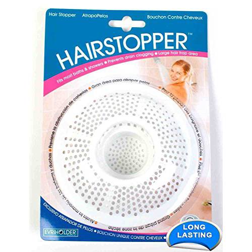 Evriholder Hairstopper 3pk, 플라스틱 배수구 보호 Bathtubs& Showers, 팩 of 3