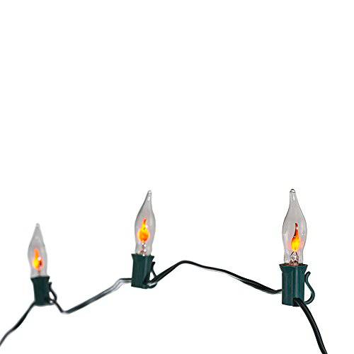 Kurt Adler 10-Light 플리커 Flame 라이트 세트