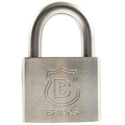 Brinks 672-50811 Commercial 2 (50mm) 솔리드 스테인레스 Steel 맹꽁이자물쇠,통자물쇠,자물쇠