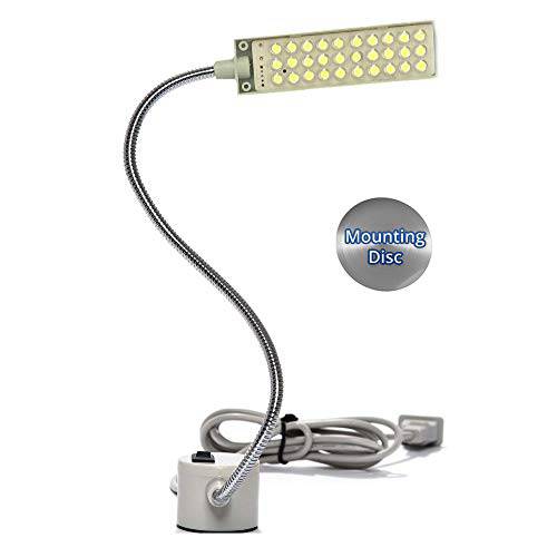 마그네틱, 자석 Multi-Task LED 라이트 with 20 Daylight Leds  12” Mount-Anywhere 플렉시블 Gooseneck Work 램프 with 표시자석 Base for Crafts, Sewing, Workbench