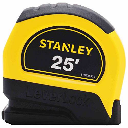 Stanley 핸드 툴 STHT30825 25’ LeverLock 테이프 치수,측정