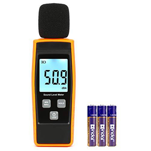 소음 MeterDigital 사운드 레벨 Meter, Hand-held 사운드 dB Meter with 프로그래밍가능 알람 Value Function, Calibrated 사운드 Noise Meter 테스터,tester Measurement 30-130dB(A)