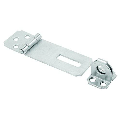 Prime-Line MP5057 세이프티,안전 Hasp, 3-1/ 2 Inch, Steel Construction, 징크,아연 Plated Finish, Fixed Stapled, Pack of 1