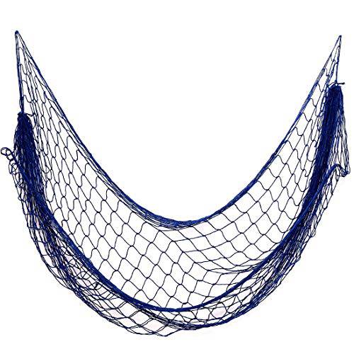 Rosoz 자연 피쉬 Net 벽면 장식 쉘, 오션 테마 벽면 Hangings 낚시 Net 파티 장식 해적 파티, 웨딩, Photographing 장식 (Fishnet-2pack-Beige)
