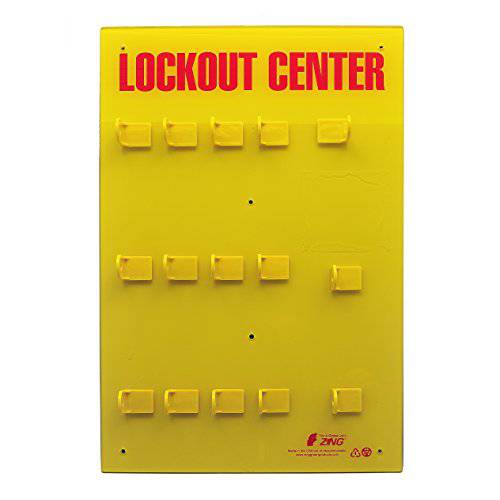 ZING 7115 RecycLockout Lockout 스테이션, 12 맹꽁이자물쇠,통자물쇠,자물쇠, Stocked
