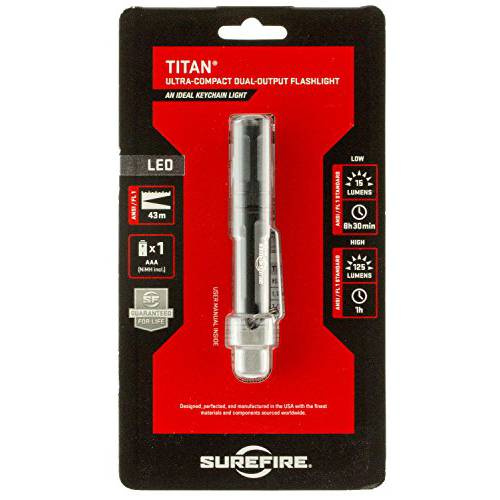 SureFire Titan Ultra-Compact LED 키체인,키링,열쇠고리 라이트 Series