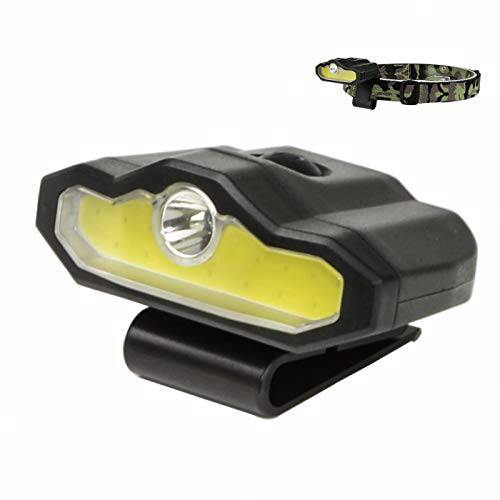 XULUOQI LED 캡 조명, 라이트, 휴대용 Hands-Free Clip 캡 조명, 라이트 - 충전식 전조등,헤드램프 Flashlight, 브라이트 lumen light, 등산 캠핑 독서 work fishing