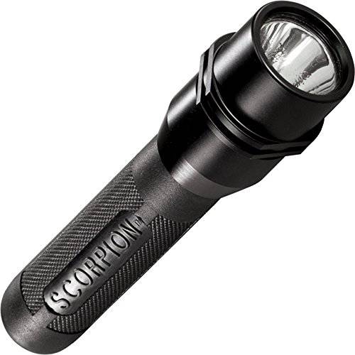 Streamlight 85011 Scorpion X C4 LED Tactical 소형,휴대용 리튬 전원 Strobing Flashlight,  블랙 - 200 Lumens