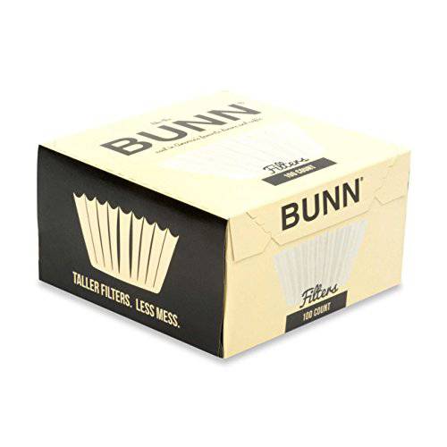 BUNN BCF100-B 100-Count 바스킷 필터, 화이트, 2 pack ( 포장은다를수있습니다)