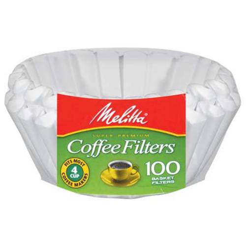 Melitta Junior 바스킷 커피필터 화이트 100 Count (3 pack)