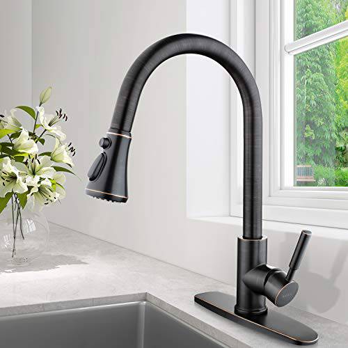 SOKA 풀 다운 부엌, 주방 Faucet with 스프레이, 향수er 고 Arc Aquablade Sweep,  흐름&  스프레이, 향수 쓰리 작업 Modes 호환 For 1& 3 Hole