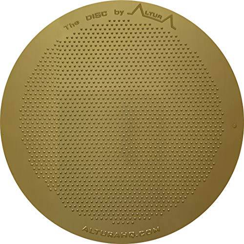 The DISC: 고급 필터 for AeroPress 커피 Makers by ALTURA (Limited 에디션 GOLD)
