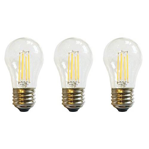 Anyray (3-Pack LED Filament A15 (40-Watts Equivalent) Appliance Freezer 냉장고 전구 E26