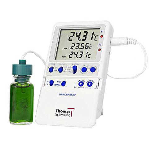 Thomas Traceable Hi-Accuracy 냉장고 Thermometer, with 1 Bottle Probe, -58 to 158 도 F