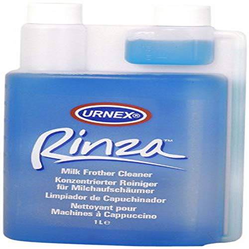 European Gift and Houseware Urnex Rinza 밀크 거품기 and 에스프레소,커피 메탈 쏙, 1 Liter