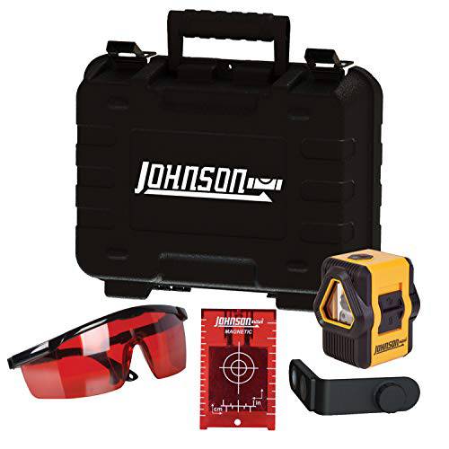 Johnson Level& 툴 40-6649 Self-Leveling 크로스&  선 레이저 Kit