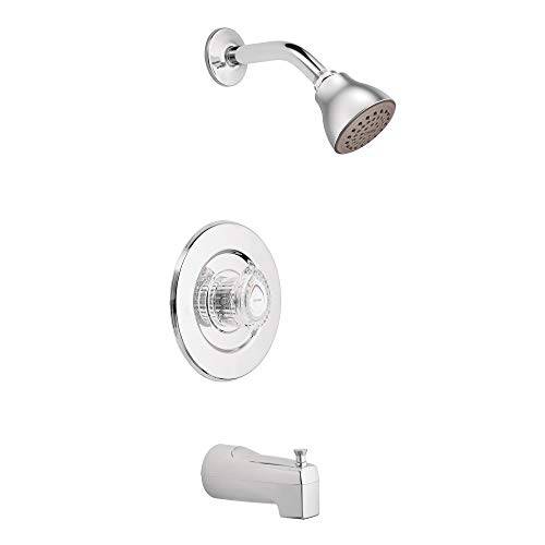 Moen T471EP Chateau Tub and Eco-Performance 샤워 트림 Kit, 밸브 Required, Chrome