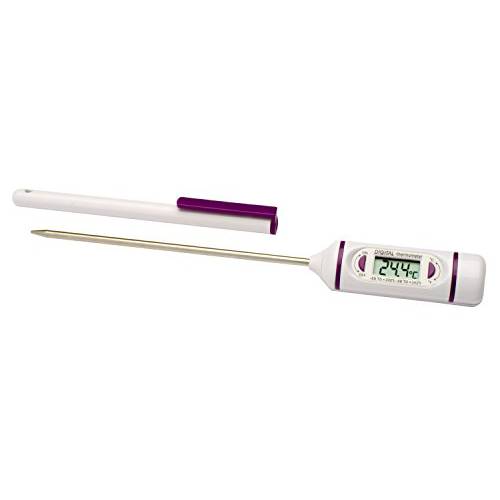 H-B DURAC Calibrated 전자제품 스테인레스 스틸 스템 Thermometer, -50/ 200C (-58/ 392F), 120mm (4.7 in.) 탐침,탐색기 (B60900-2000)