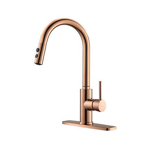 Copper Rose Gold 부엌, 주방 Faucet, 부엌, 주방 싱크대 Faucet, 싱크대 Faucet, Pull-Down 부엌, 주방 Faucets, 바 부엌, 주방 Faucet, RV 부엌, 주방 Faucet, RULIA-RB1025