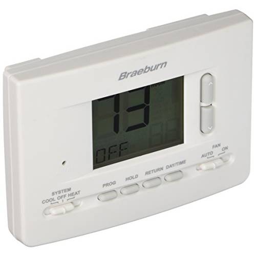 BRAEBURN 2020 Thermostat, 범용 7, 5-2 데이 or Non-Programmable, 1H/ 1C