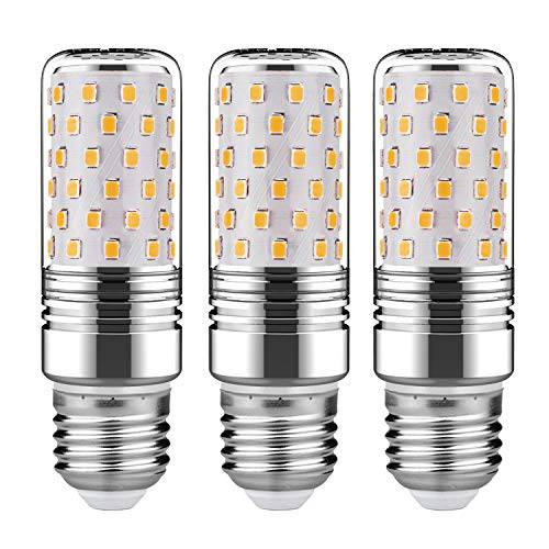 GEZEE 15W LED Cylindrical Bulb, 3000K(Warm White), E26 LED 가벼운 Bulbs120 Watt Equivalent, 1500lm, LED Chandelier Bulbs, Non-Dimmable LED Lamp(3-Pack)