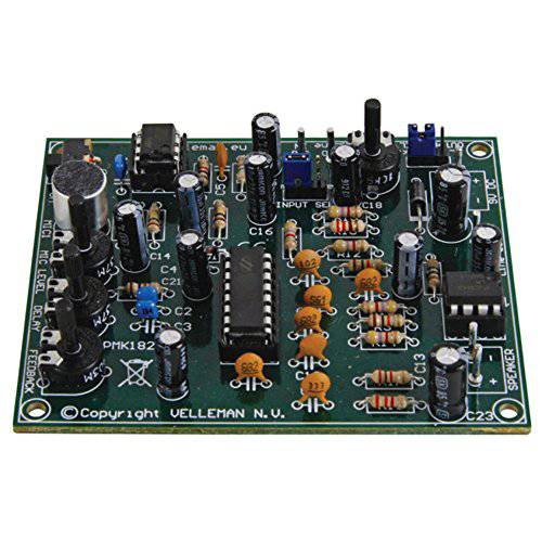 Velleman MK182-VP 디지털 Echo Chamber Kit, 80-200 ms Delay, 3.35 x 2.76 x 0.78 사이즈