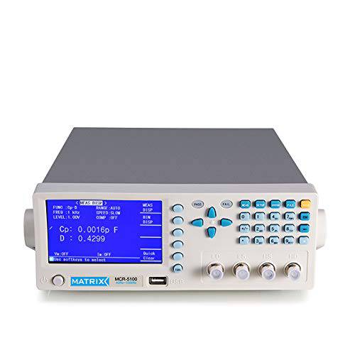 디지털 LCR 미터 BenchtopTester Capacitance 저항 Inductance 측정 40Hz-100kHz (MCR5100)