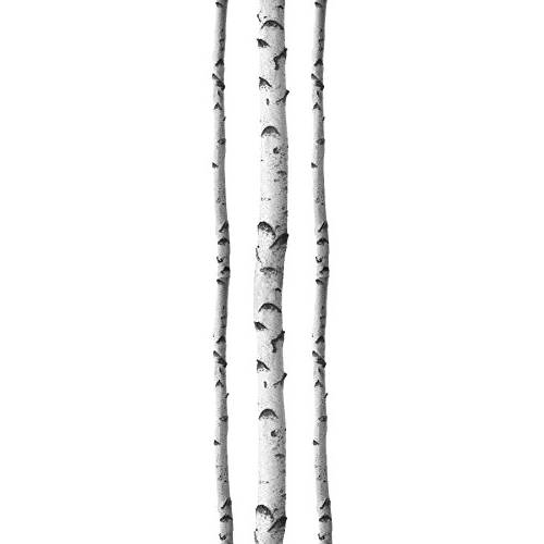 벽면 Pops DWPK2756 Silver Birches 벽면 Decal/ 아트 Kit, White/ Off-White
