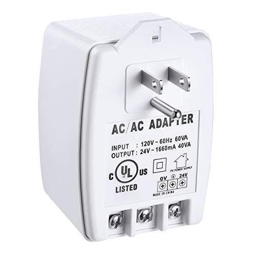 24VAC, 40 VA AC 변압기 플러그인 with PTC 퓨즈 호환가능한 with 링 네스트 Doorbell Thermostats UL Certified