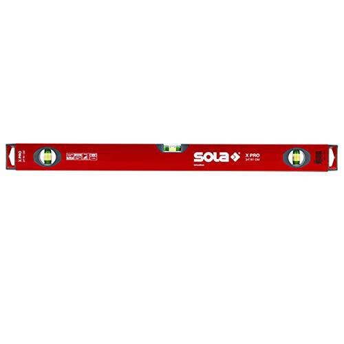 SOLA LSX32 X 프로 알루미늄 박스 프로파일 스피릿 레벨 with 3 60% Magnified Vials, 32-Inch